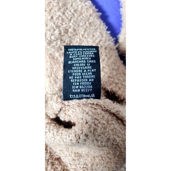 Soft Tan Fuzzy Knit Cardigan – Women’s Small – Cozy Whimsigoth Sweater - Picture 6 of 10